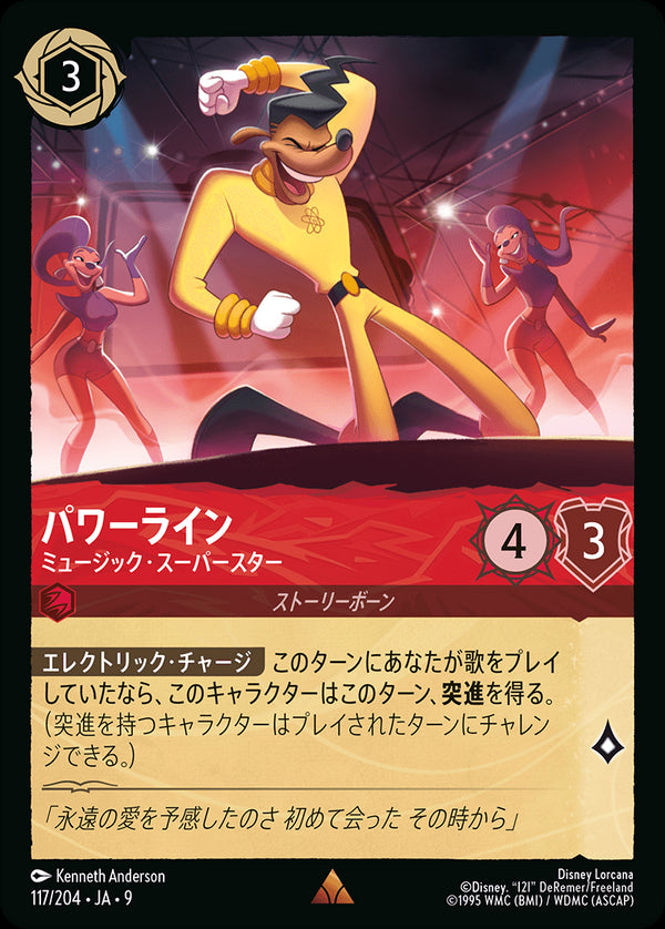 パワーライン-ミュージック・スーパースター(117/204)レア